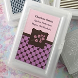 FashionCraft Playing Cards Deck with Personalized Celebration Sticker