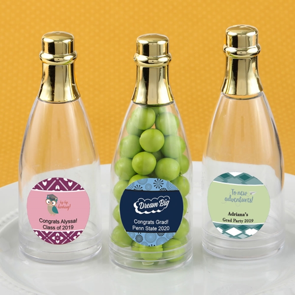 Personalized Expressions Acrylic Mini Champagne Bottle (Graduation)