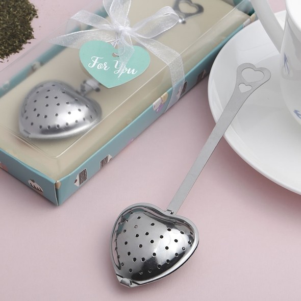 FashionCraft Adorable Heart-Shaped Stainless-Steel Tea Infuser