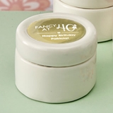 Personalized Metallics Collection Ceramic Mint Jar (Celebrations)