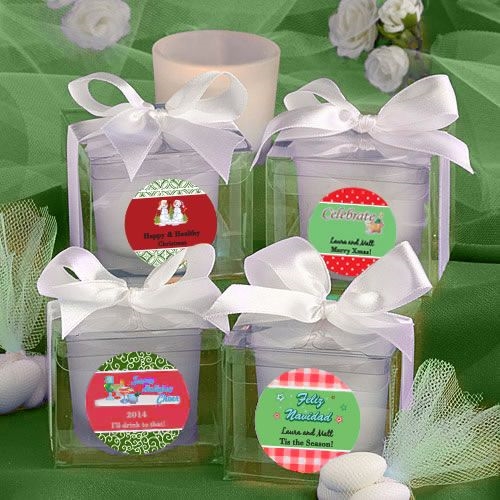 FashionCraft Personalized Expressions Candle Favor (Holiday Designs)