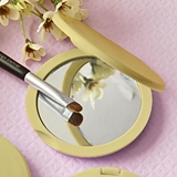 FashionCraft Perfectly Plain Collection Gold-Finish Compact Mirror