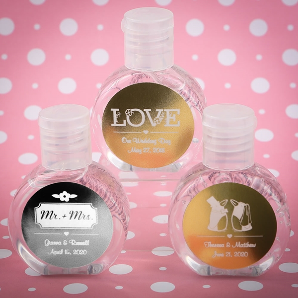 Personalized Metallics Collection 60ml Hand Sanitizer (Wedding)