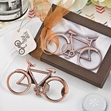 FashionCraft Antique-Copper-Colored Metal Bicycle Design Bottle Opener