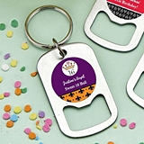 Personalized Stainless-Steel Keychain Bottle Opener (Birthday Designs)