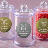 Personalized Metallics Collection Acrylic Apothecary Jar (Birthday)