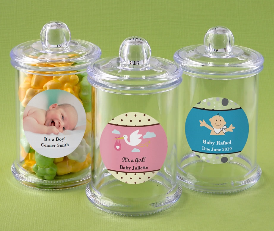 Personalized Expressions Acrylic Apothecary Jar (Baby Shower)