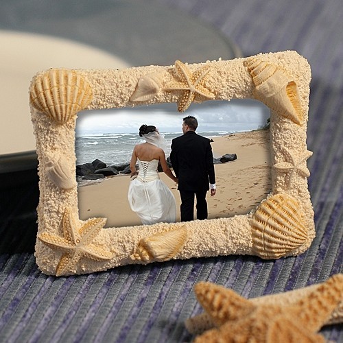 FashionCraft Awesome Beach-Themed Destination Wedding Picture Frame