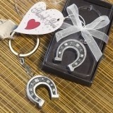 FashionCraft "Lucky Charm" Horseshoe-Shaped Key Chain Favor