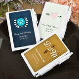 FashionCraft Monogram Collection Personalized White Plastic Notebook