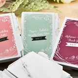 FashionCraft Personalized White Plastic Notebook (Vintage Designs)