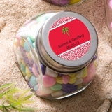 Personalized Expressions Collection Glass Candy Jar (Beach)