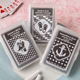 Chalk Board Collection Playing Card Decks with Personalized Stickers