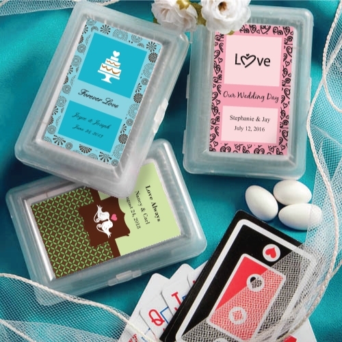 FashionCraft Personalized Expressions Collection Playing Card Favors