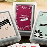 Vintage Design Collection Playing Card Deck with Personalized Sticker