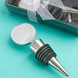 FashionCraft Perfectly Plain Collection Wine Bottle Stopper