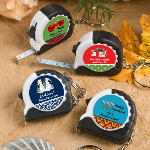 Expressions Collection Personalized Keychain/Tape Measure (Holiday)