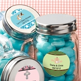 Personalized Expressions Collection 4oz Glass Mason Jar (Baby Shower)