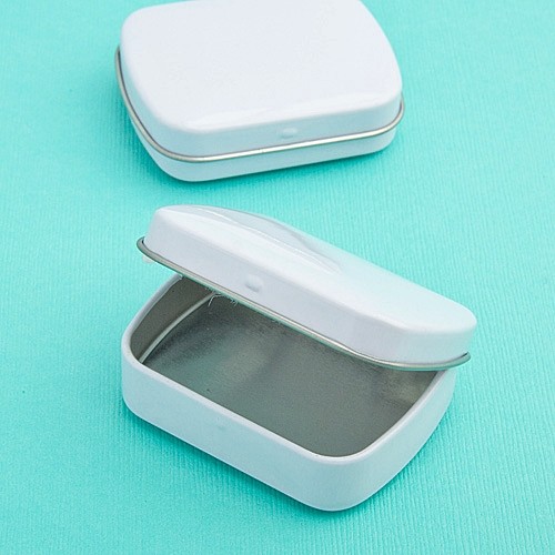 FashionCraft Perfectly Plain Collection Rectangular Mint Tins
