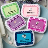 FashionCraft Personalized Expressions White Mint Tins (Baby Shower)