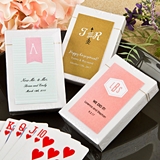 FashionCraft Playing Cards Deck in Box with Custom Monogram Sticker