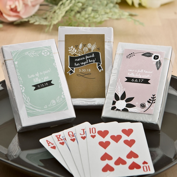 FashionCraft Playing Cards Deck in Box w/ Custom Vintage Motif Sticker