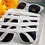 FashionCraft Perfectly Plain Collection Trendy White UV400 Sunglasses