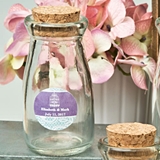 Personalized Expressions Vintage-Look Milk Bottle with Round Cork Top