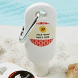 Personalized Expressions Sunscreen Bottle w/ Carabiner (Celebrations)
