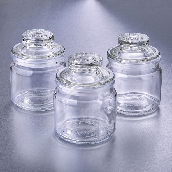 Download Fashioncraft Perfectly Plain Collection Mini Glass Cookie Jar With Lid Personalized Gifts And Party Favors
