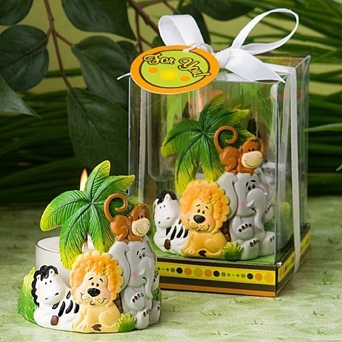 FashionCraft Jungle Critters Collection Candle Favor