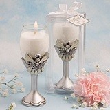 FashionCraft Angel Design Champagne Flute Candle Holder