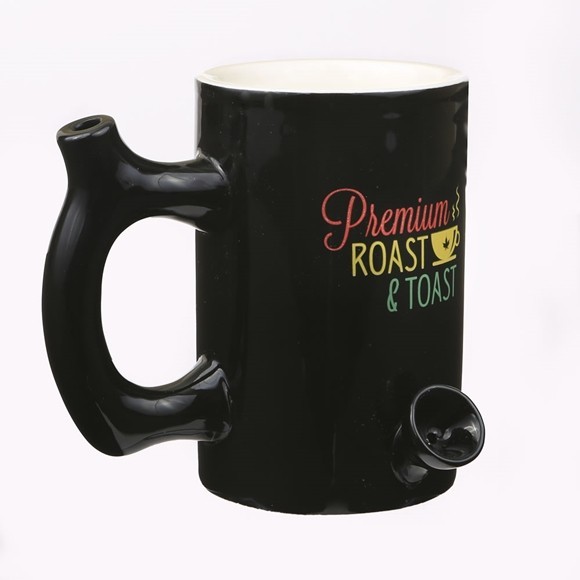 Premium 'Roast & Toast' Rasta Ceramic Mug from Gifts by FashionCraft