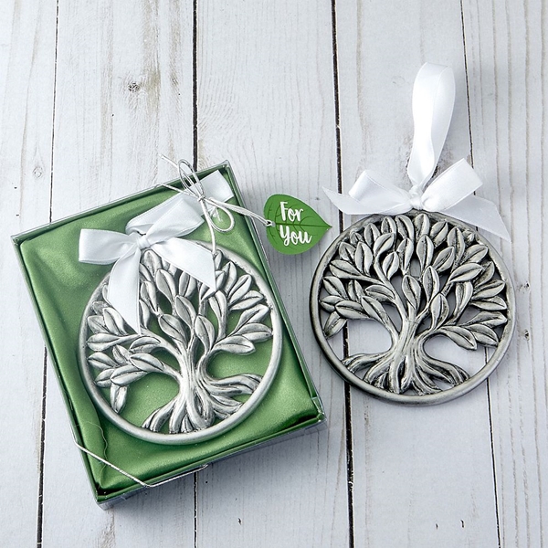 FashionCraft Tree of Life Pewter-Finish Hanging Ornament