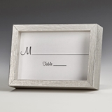 Silver-Finish Wood 2x3 Picture Frame/Place Card Holders (Set of 60)