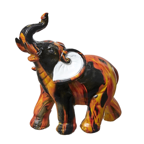 FashionCraft Small-Size Flame Design Design Elephant Figurine