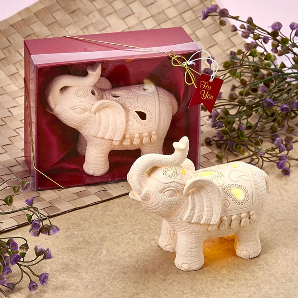 FashionCraft Good Luck Indian Elephant with Light Up LED