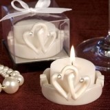 FashionCraft Charming Interlocking Hearts Candle