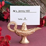 FashionCraft Golden-Colored Aladdin's Lamp Place Card Holder