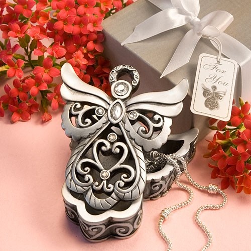 Angel Design Curio Box From The Heavenly Favor Collection