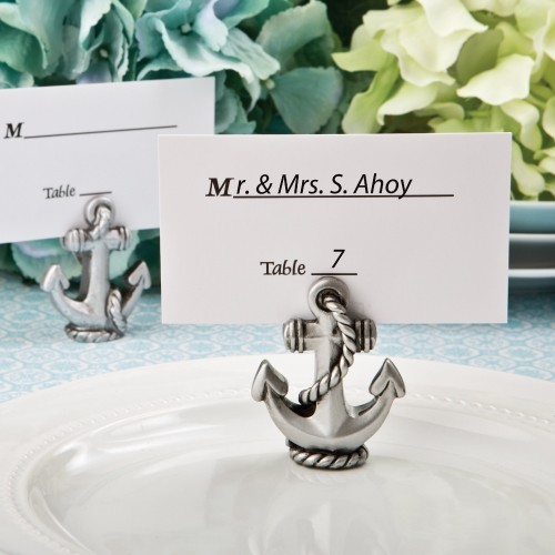 FashionCraft Nautical Anchor-Shaped Place Card/Photo Holder