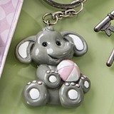 FashionCraft Cute Baby Elephant with Pink Design Tea Key Chain