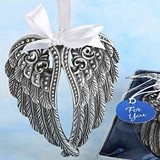 Silver Angel Wings Design Ornament with Pewter Finish by FashionCraft