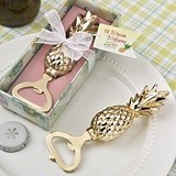 Warm Welcome Collection Golden Pineapple-Shaped Bottle Opener