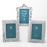 Baroque-Style Pearl-Silver-Finish 4x6 Frames (Assorted Set of 3)