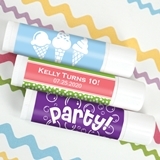 Ducky Days Personalized Lip Balm in White Tube (Kids Birthday Designs)