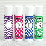 Ducky Days Monogram Design Personalized Lip Balm in White Tube