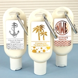 Personalized SPF-30 Sunscreen with Metallic Foil Stickers (64 Designs)