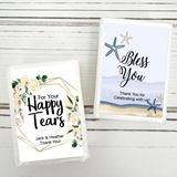 Personalized Pocket-Size Tissue Pack (Floral & Botanicals Designs)