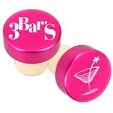 Custom Corporate Logo Pink Aluminum Top Bottle Stopper